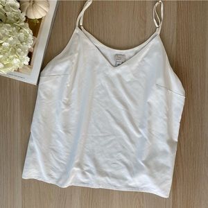 White spaghetti strap shirt